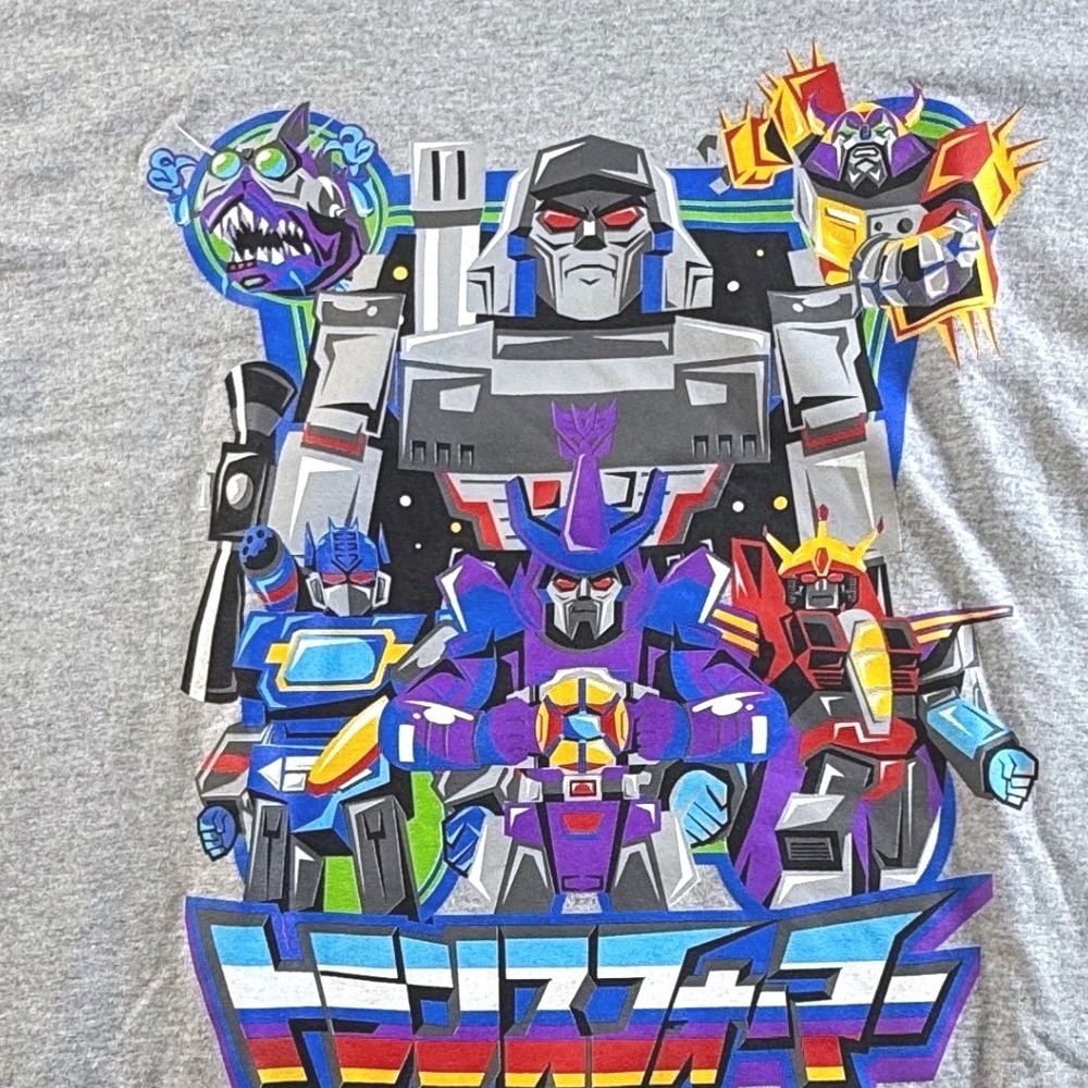 Transformers T-Shirt Mens Medium Nice Kicks  Autobots Graphic‎ Gray Lot of 2 NWT